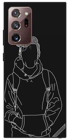 Printed Protective Case Cover For Samsung Galaxy Note20 Ultra Sketch Of Jakect Boy