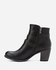 Shoe Room Decorated Buckle Boot - Black