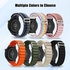 Niboow 22mm Strap for Amazfit GTR 4/GTR 3 Pro/GTR 3/GTR 2e/Huawei Watch GT 3 Pro 46mm/GT Runner, Nylon Sports G Hook Replacement Strap for Xiaomi Watch S1/S1 Active/Mi Watch - Orange