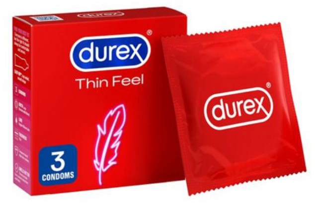 Durex Feel Thin Condom 3's