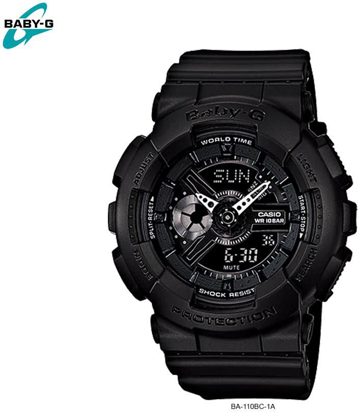 Baby-G BA-110BC Analog & Digital Watches 100% Original & New (Black)