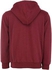 Kids Boys Girls Unisex Cotton Hooded Sweatshirt Full Zip Plain Top (MAROON, 8-9 YEARS)