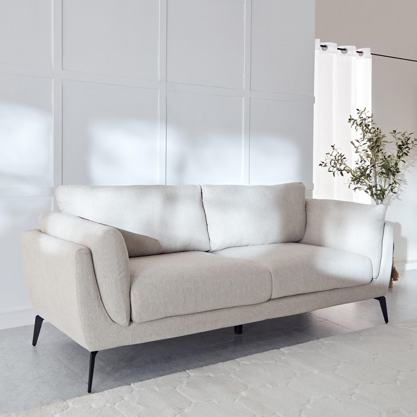 Lucina 3-Seater Fabric Sofa