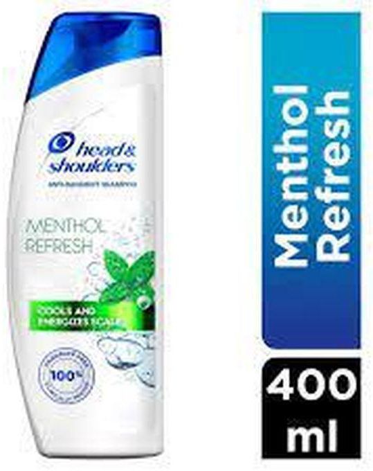 Head & Shoulders Menthol Refresh Anti-Dandruff Shampoo for Oily Scalp-400 mL