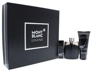Mont Blanc Legend Gift Set Edt 100Ml After Shave Balm 100Ml And Mini 15Ml Edt