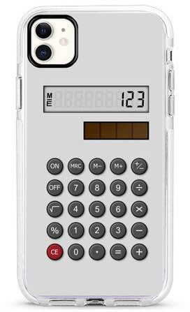 Protective Case Cover For Apple iPhone 11 Calc (White)
