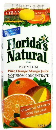 فلوريدا ناتشورال - عصير بنكهة البرتقال والمانجو  ١.٨ لتر