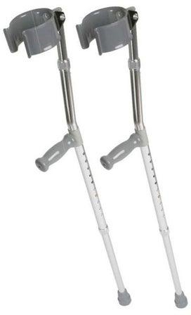 2-Piece Adjustable Forearm Crutches