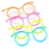 Generic Funny Soft Glasses Straw Unique Flexible Drinking Tube Kids Party Accessories