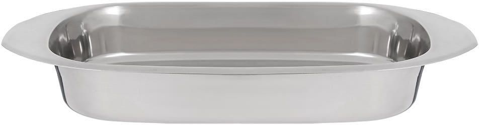 Get Aboud Stainless Steel Tray, 40×35 cm - Silver with best offers | Raneen.com