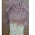 Fingerless Fur Warm Wrist Wool Gloves Luxury Fur Hand Warmer
