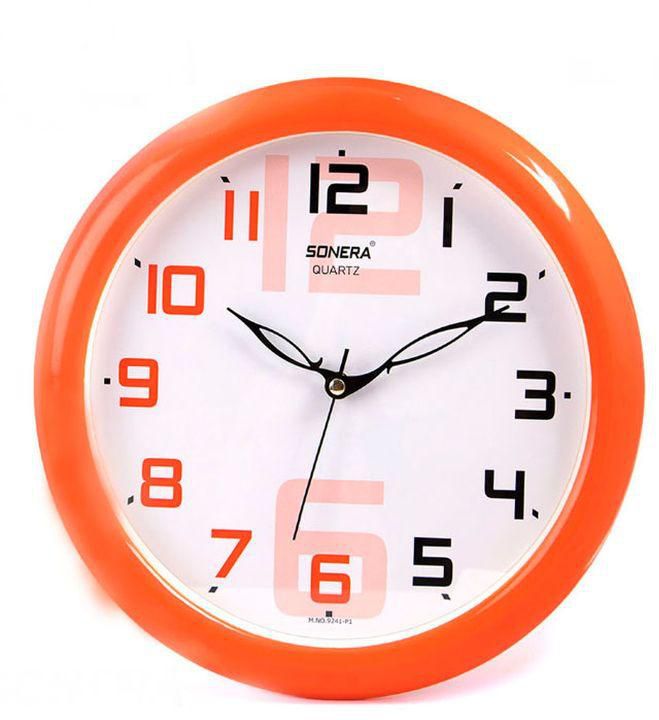 Sonera 9241-p1 Analog Wall Clock - Orange