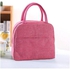 Thermal Lunch Dinner Bags Canvas Handbag Picnic Travel Breakfast Box School Child Convenient Lunch Bag Tote Food Bag