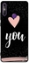 غطاء حماية لهاتف هواوي إنجوي 20E بتصميم عبارة "Love You" متعدد الألوان