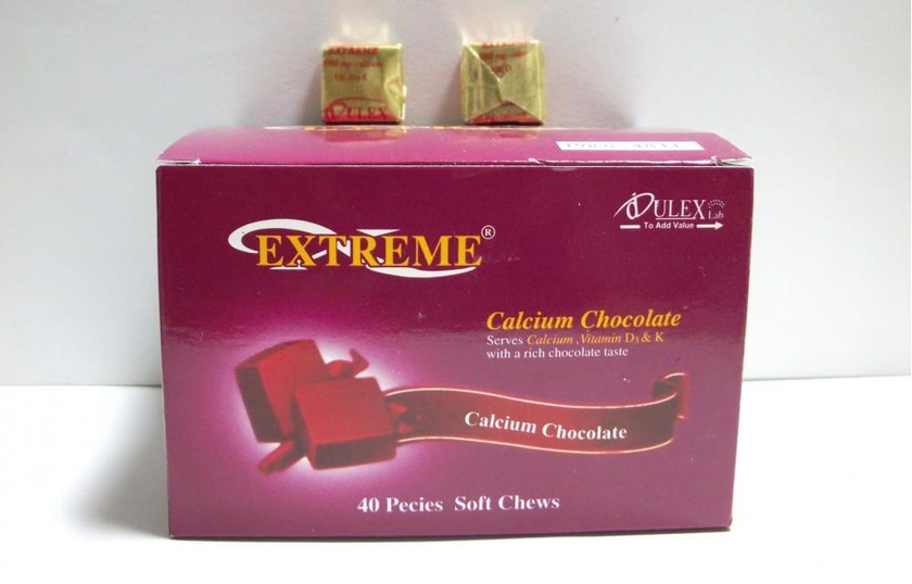 EXTREME (CALCIUM CHOCOLATE) 40 PIECES