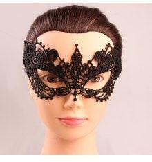 Mystical Upper Half Face Black Lace Hollow Out Carnival Masquerade Masks