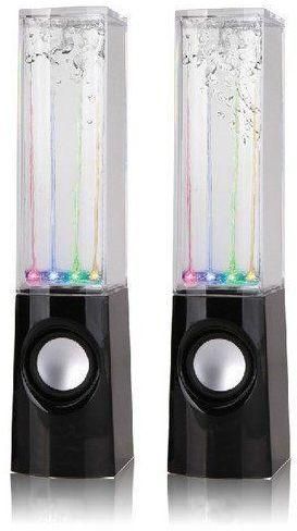 LED Dancing Water Show Music Fountain Light Speakers for Phones Computer Laptop