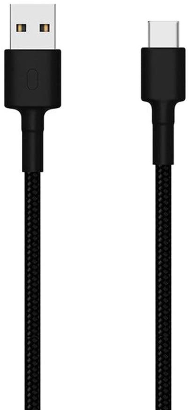 Xiaomi Mi USB-C to USB-C Cable [5A/100W] [Sync] [Fast Charge] Flexible [480Mbps] – for Smartphones/Powerbanks/DJI/GPS/DVR/GoPRO/Computers – Braided Made of TPE – 1M/3ft – Black