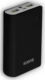 ICONZ Portable Power Bank, 9000mAh, 2 Ports, Black/Grey - IPBR90KE