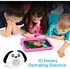 Apple iPad Pro مكبر صوت للأطفال ذو أسنان صغيرة، مكبر صوت صغير V4.1 حيوان لاسلكي مع ميكروفون مدمج وصوت غني بقوة 3 واط للأجهزة اللوحية، بروميت سنوبي ابيض