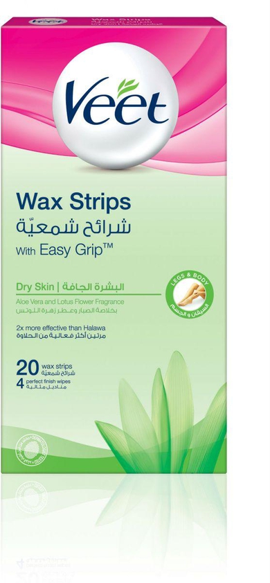 Veet Cold Wax Strips Dry Skin 20s