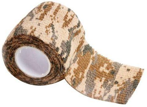 Bluelans 4.5m X 5cm Camo Tape Hunting Hiking Camping Outdoor Camouflage Stealth Tool - Yellow