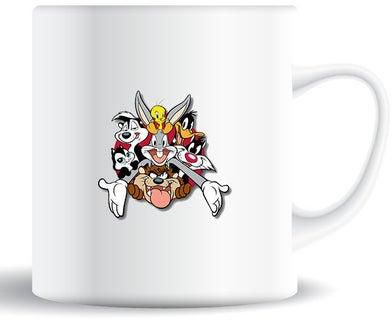 Premium Quality Two Sided Printed Coffee Mug Tea Cup Looney Tunes For Home Office Gift Kids Men Women