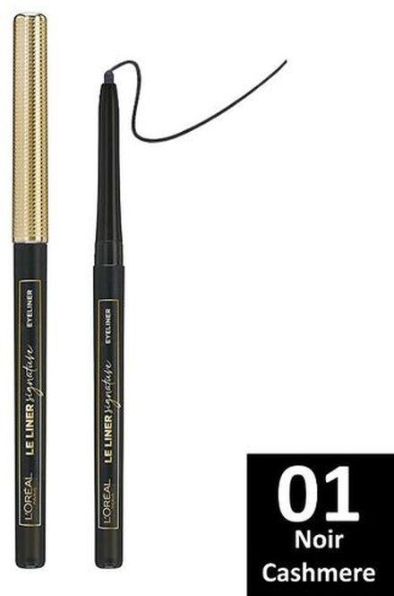 L'Oreal Paris قلم تحديد العيون لو لاينر سيجنتشر - 01 أسود كشمير