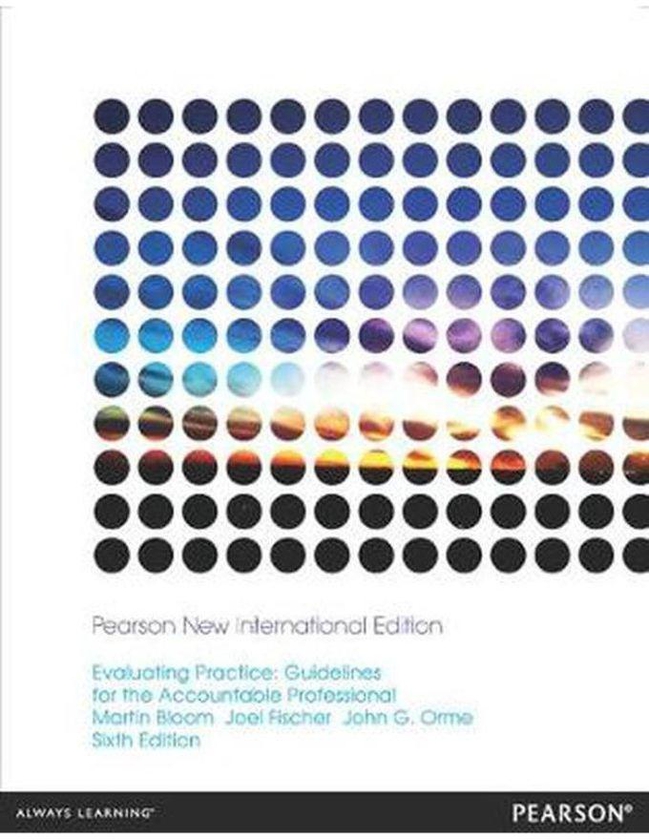 Pearson Evaluating Practice Guidelines for the Accountable Professional New International Edition Ed 6