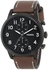 Fossil Men's FS4874 "Townsman" Stainless Steel Watch with Leather Band