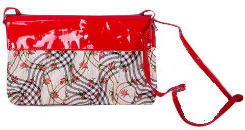 Fashion Women Travel Insert clutch bag Organiser-Red