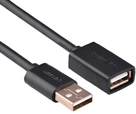 Ugreen USB 2.0 A Male To A Female Cable 5M (Black)