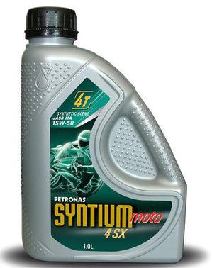 Petronas Syntium Moto 4 Stoke Engine Oil 4SX 15W50 - 1 Ltr
