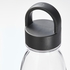 IKEA 365+ قارورة ماء - رمادي غامق 0.5 ل