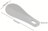 Generic TB 10.2cm Professional Stainless Steel Metal Shoe Horn Long Shoespooner Spoon White