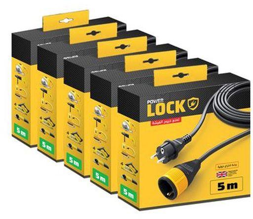 Power Lock Extension Cord Lock - 5 Pcs- 5 M