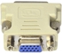 كابل محول - من مدخل DVI 24 الى منفذ VGA ، بلون أبيض، متعدد الاستعمالات