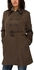 MaNiYa Long Sleeves Coat - Dark Brown
