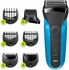 Braun Series 3 Wet and Dry Electric Shaver - Black Blue - 310BT
