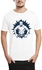Ibrand IBTMS774 T-Shirt for Men - White Medium