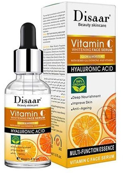 Disaar Vitamin C Hyaluronic Acid Whitening Face Serum - 30ml