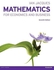 Pearson Mathematics for Economics and Business ,Ed. :7