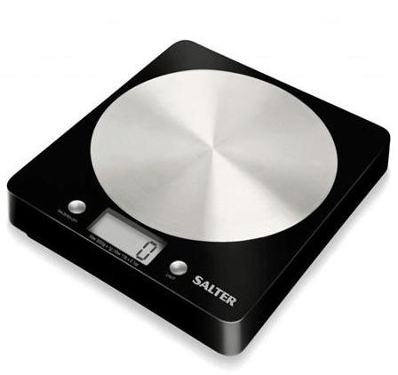 Salter Black 1036BKSSDR Disc Electronic Kitchen Scale