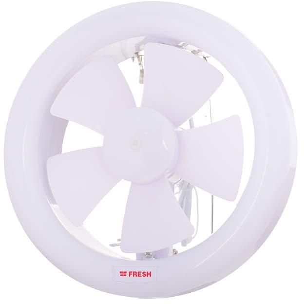 Get Fresh Glass Ventilator, 20 cm - White with best offers | Raneen.com