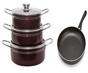 Master Chef 3 Set Of Non Stick Pot Set With Frying Pan