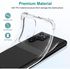 LeYi Samsung Galaxy S22 Ultra 5G Crystal Clear Case,[Anti-Yellowing] Shockproof Soft Slim Fit Transparent Military Grade Protective TPU Silicone Bumper Airbag Case Cover for Samsung S22 Ultra 5G 6.8''