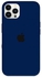 Protective Soft Silicone Case Cover for iPhone 13 Pro Max Navy Blue