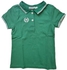 Polo Top For Girls In Plain Green