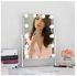 LED Light Makeup Vanity Mirror 3W, White & Silver