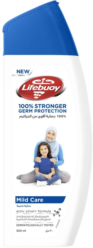 Lifebouy Shower Gel, Mild Care - 300 ml